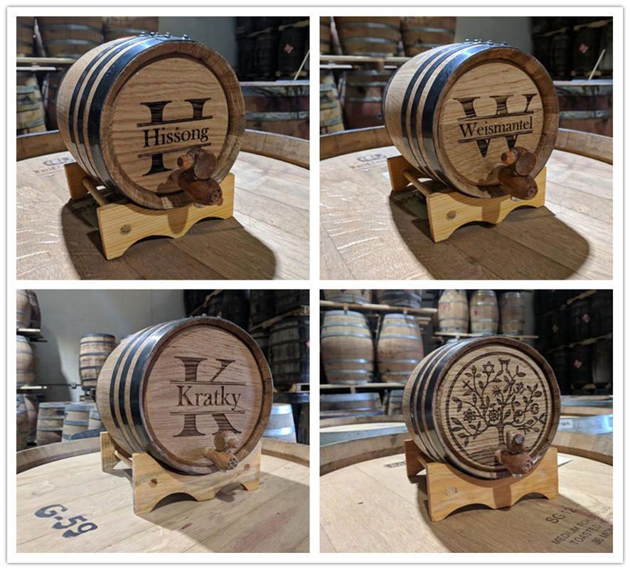 橡木桶激光雕刻 橡木桶激光雕刻