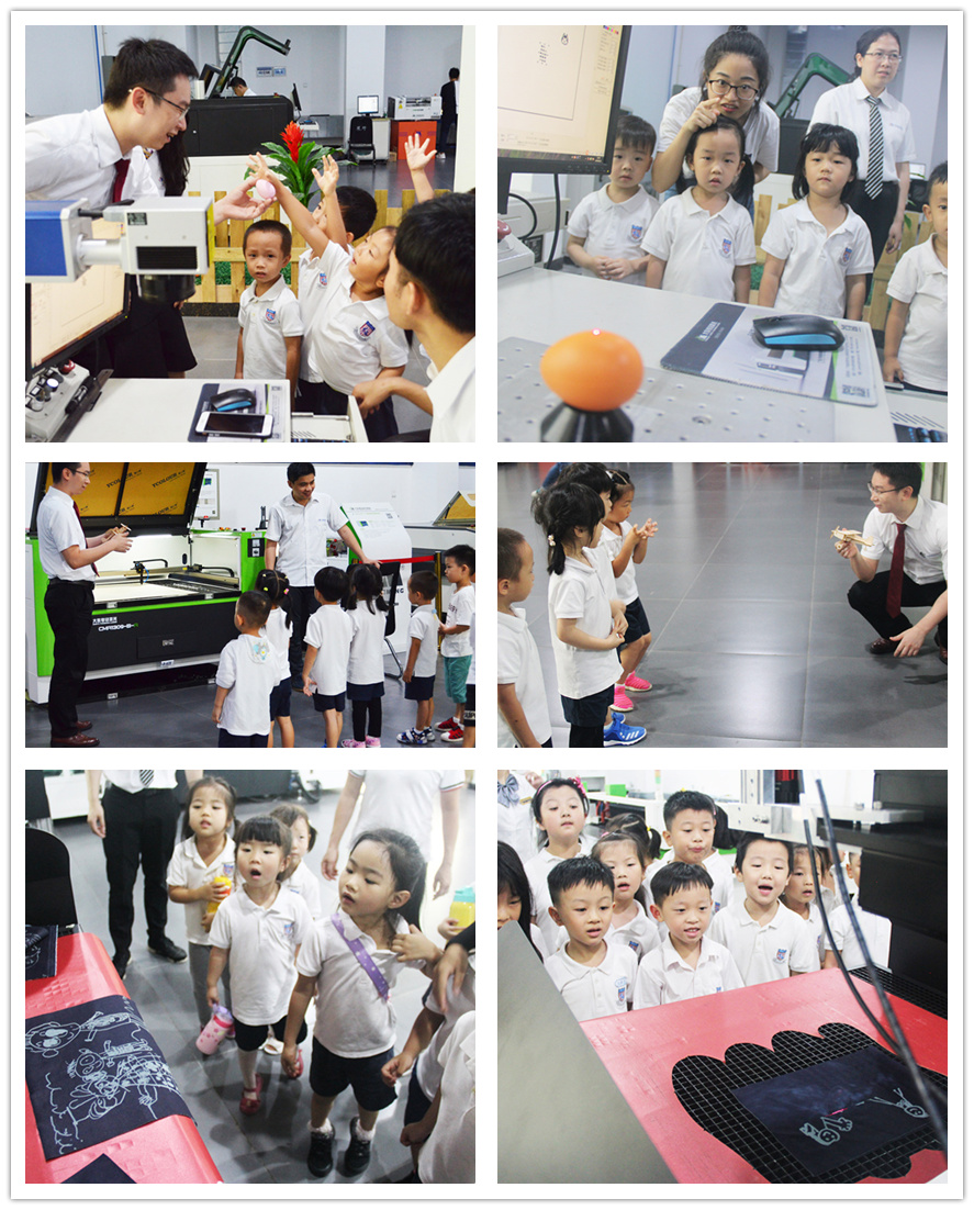 粵銘激光,大族粵銘激光,小朋友參觀,普林斯頓幼兒園 粵銘激光,大族粵銘激光,小朋友參觀,普林斯頓幼兒園