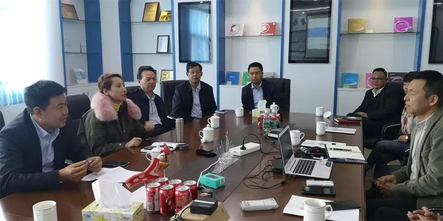 扶風縣黨政考察團一行參觀博邁醫療 扶風縣黨政考察團一行參觀博邁醫療