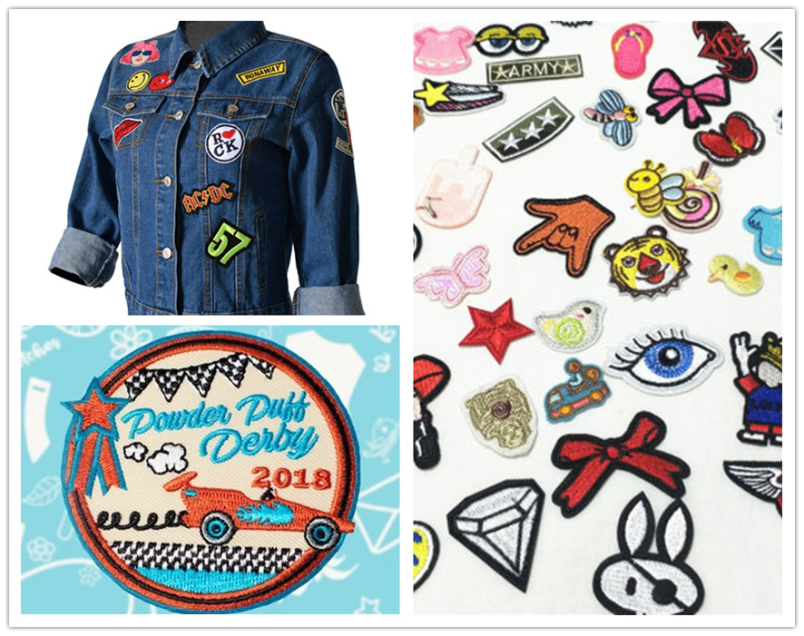 徽章服裝布貼補丁激光切割 徽章服裝布貼補丁激光切割