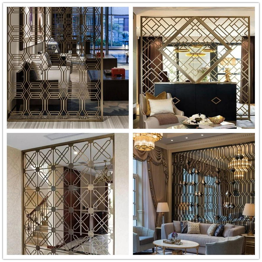 鐵藝屏風(fēng)隔斷激光鏤空