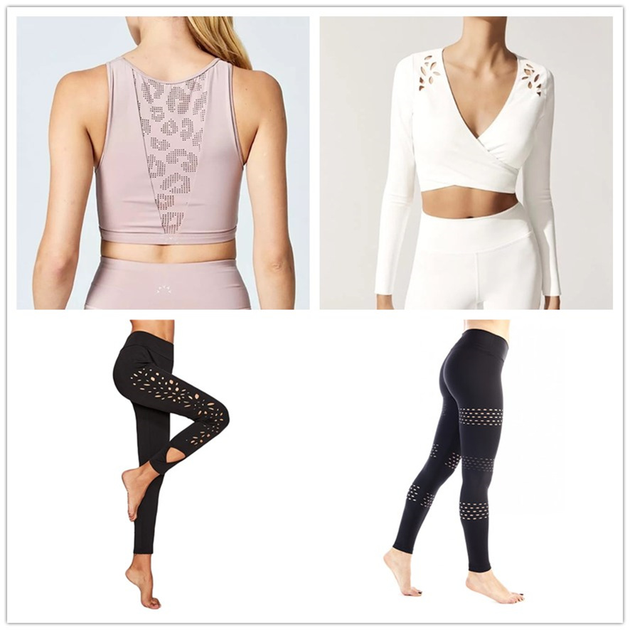 瑜伽服自動化激光打標加工樣品圖片 瑜伽服自動化激光打標加工樣品圖片