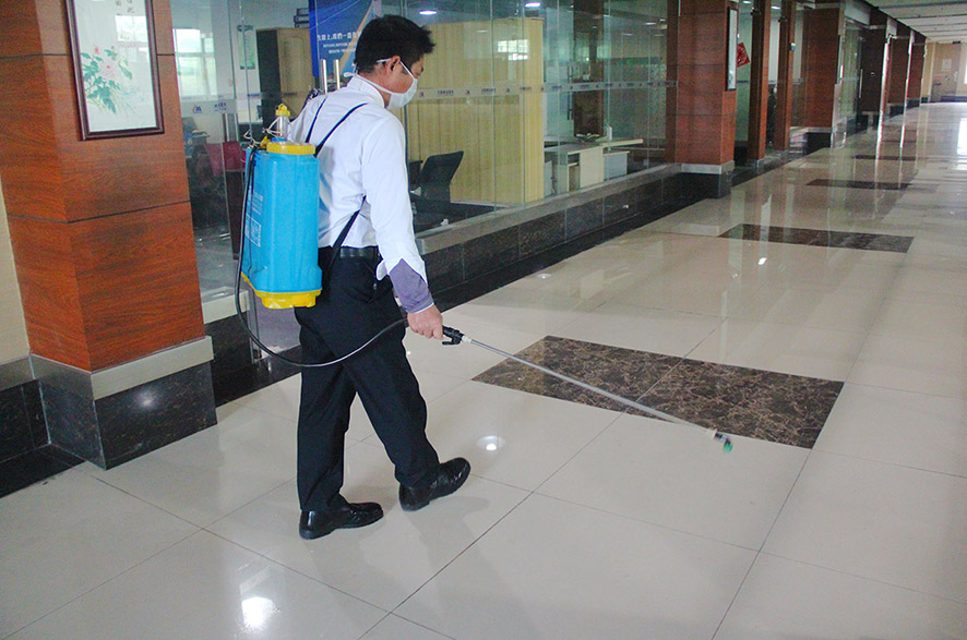 大族粵銘激光辦公區域消毒 大族粵銘激光辦公區域消毒