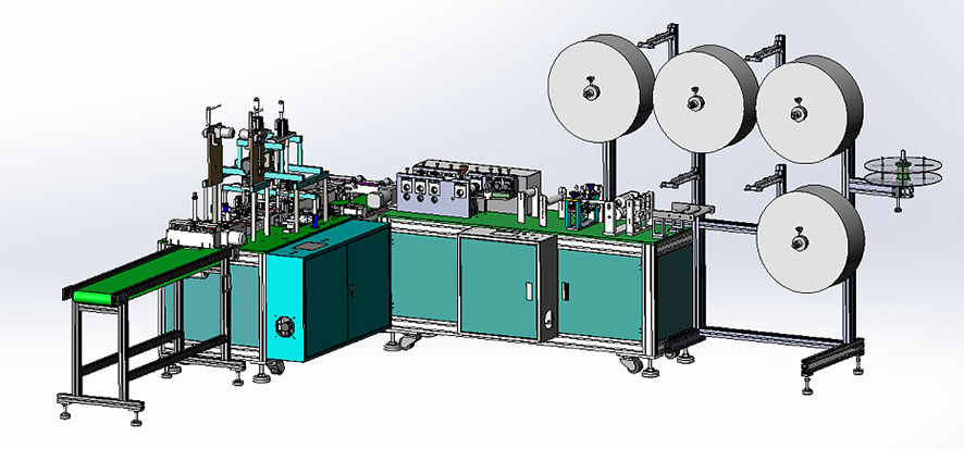 全自動(dòng)一拖一口罩機(jī) 全自動(dòng)一拖一口罩機(jī)