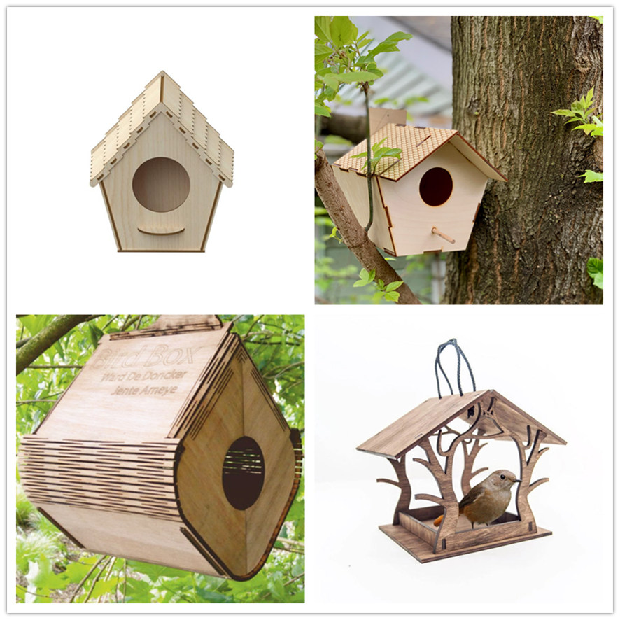 木質鳥屋非金屬激光切割機定制