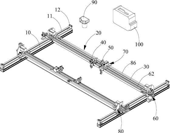 大族粵銘激光專利:雙橫梁異步激光切割裝置 大族粵銘激光專利:雙橫梁異步激光切割裝置