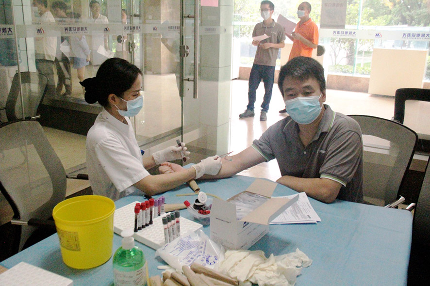 大族粵銘激光集團2021年大事記回顧-員工體檢 大族粵銘激光集團2021年大事記回顧-員工體檢