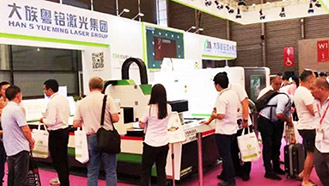 上海國際廣告標(biāo)識展,廣告展,廣告展覽會,光纖激光切割機(jī),大族粵銘激光