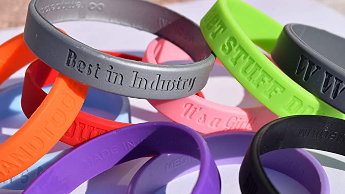 運動硅膠手環激光定制
