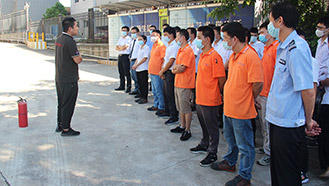 筑牢安全防線, 消防演習,大族粵銘激光集團