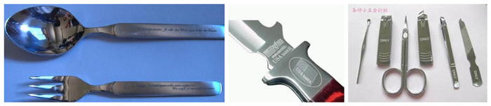 不銹鋼激光打標