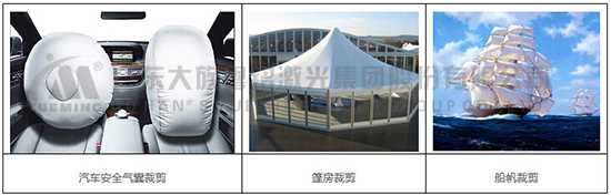 汽車安全氣囊激光切割機(jī)切割樣品