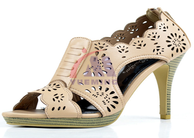 激光打樣鞋面鏤空樣品 